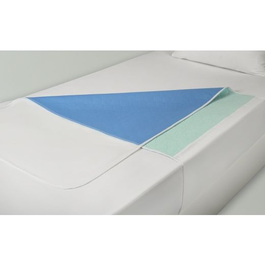 Hygion | wasbare onderlegger met instopstroken - 80 x 90 cm. Hygion | wasbare onderlegger met instopstroken - 80 x 90 cm.