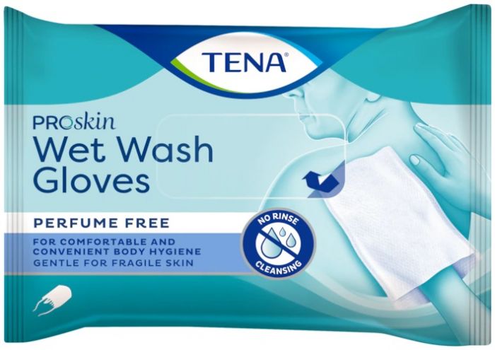 Tena natte washandjes zonder parfum