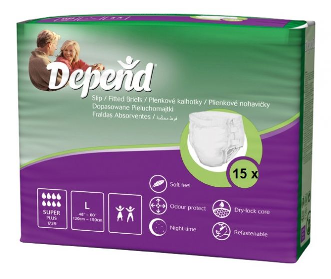 Depend Slip Super Plus - Large
