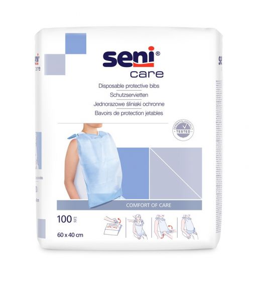 ** Seni Care Slabben met opvangzakje 100 st.