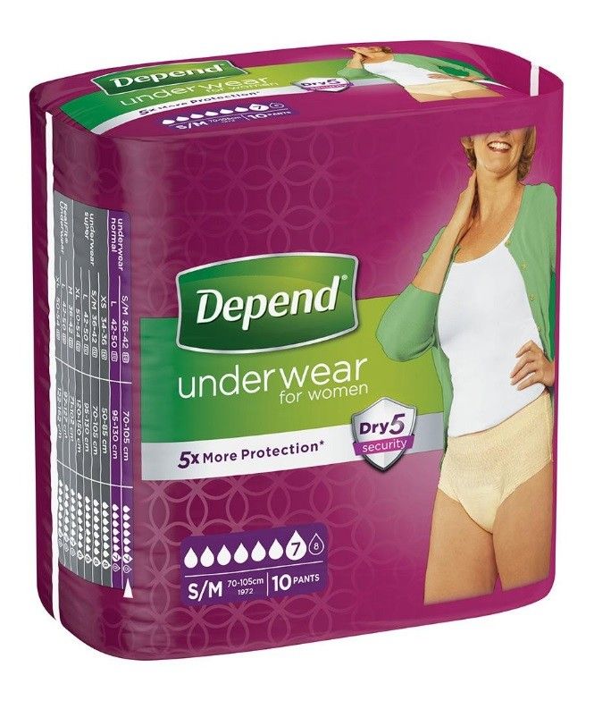 Depend Pants Vrouw Normaal Small / Medium voordelig, discreet en snel in huis