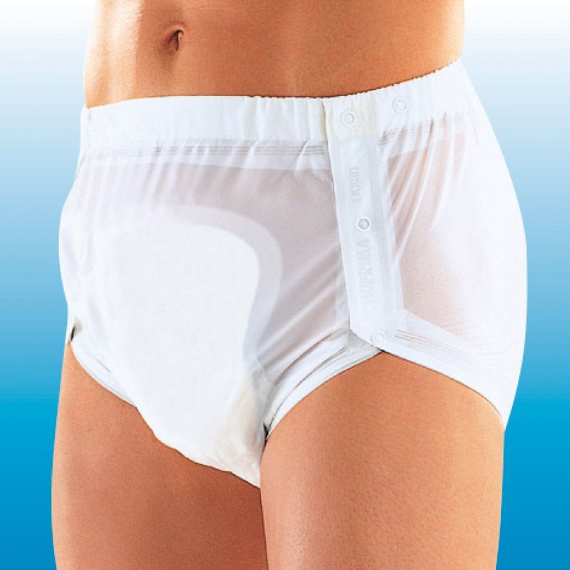 Bestuurbaar scheuren wastafel Plastic broekje (PVC) – dames / heren - drukknoopsluiting | voordelig,  discreet en snel in huis