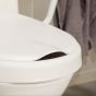 Hi-Loo toiletverhoger vast met armleuning hoogte 10 cm