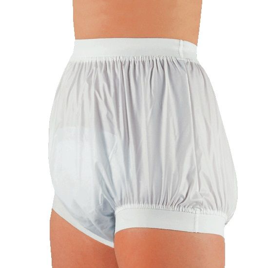 Plastic broekje (PVC) – dames / heren - breed taille- en been elastiek