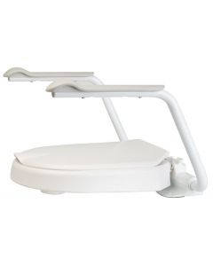 Hi-Loo toiletverhoger vast met armleuning hoogte 10 cm