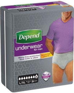 Depend Pants For Men Maximum Large / Extra Large