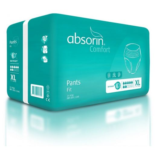 Absorin Comfort Pants Fit XL Absorin Comfort Pants Fit XL