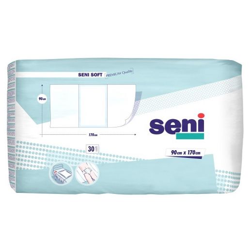 Seni Soft bedonderlegger 90x170 met instopstrook Seni Soft bedonderlegger 90x170 met instopstrook