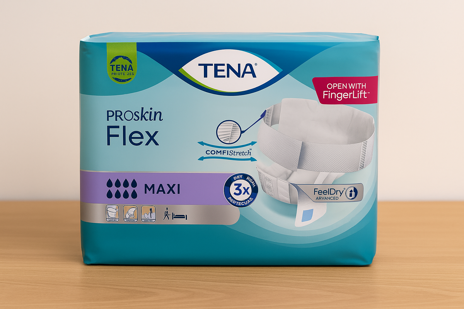 TENA Flex Maxi incontinentieluier met tailleband