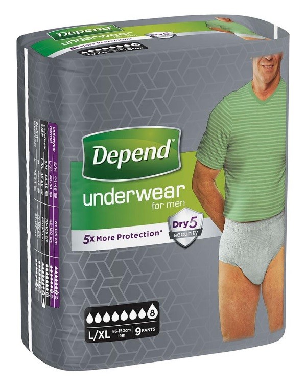 depend pants for men